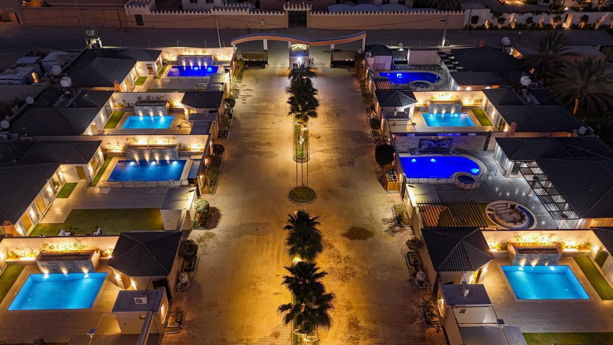 Alasdaf Chalets Riyadh Bagian luar foto